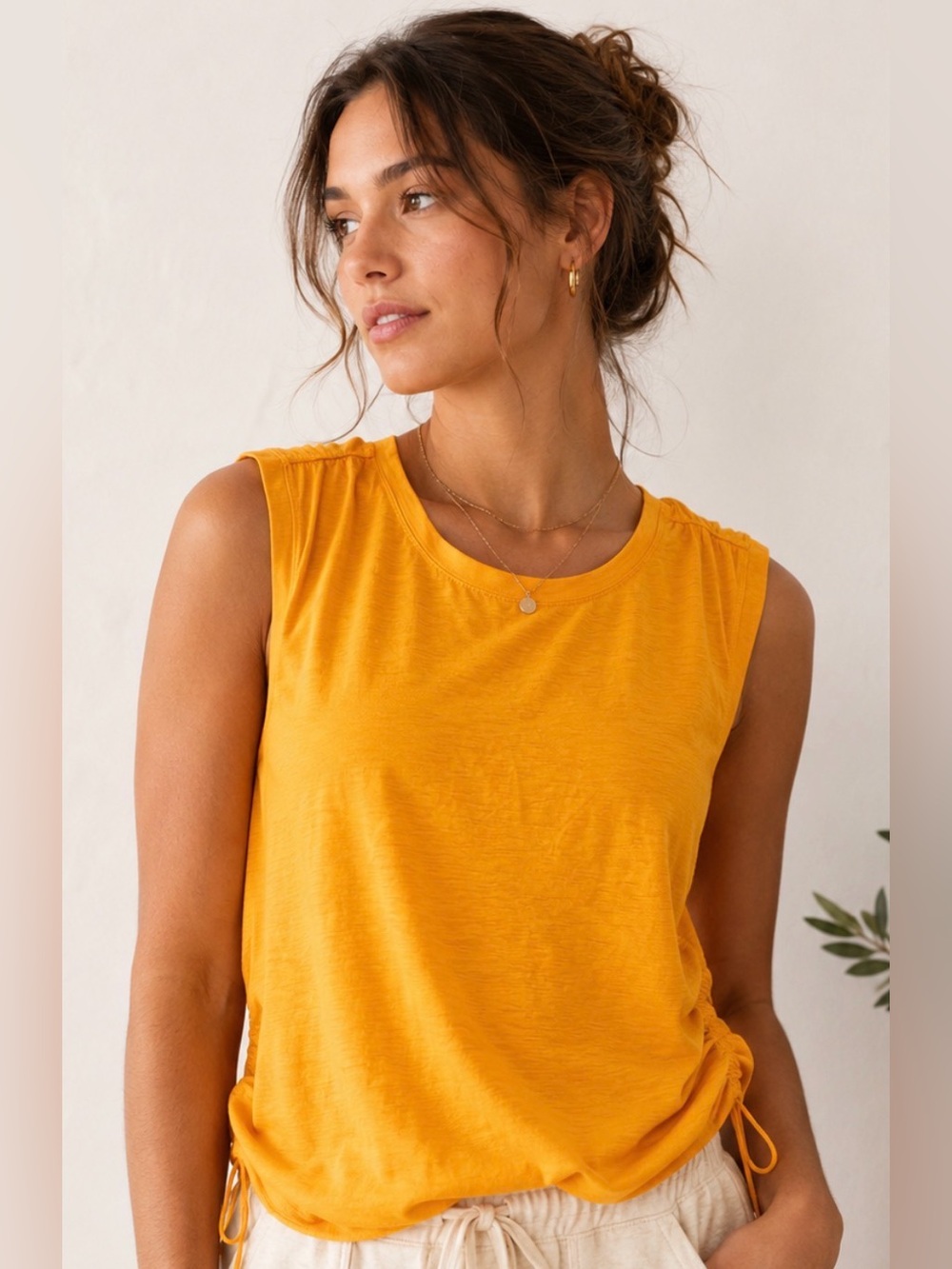 Free People Movement Drawstring Tank Top - Size Large NWT